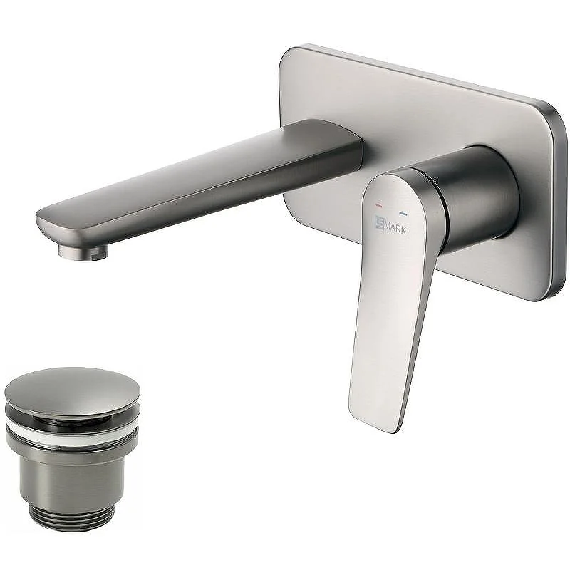 Смеситель Lemark Bronx LM3726GM для раковины встраиваемый