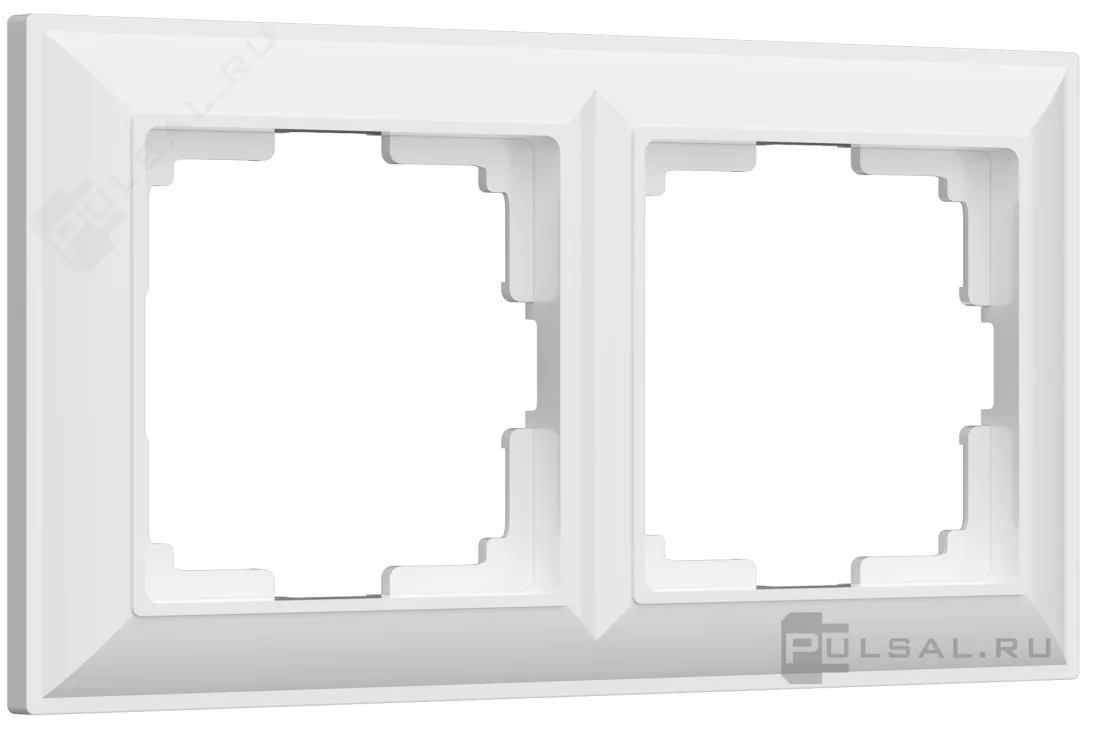 W0022201/ Рамка на 2 поста Fiore (белый)