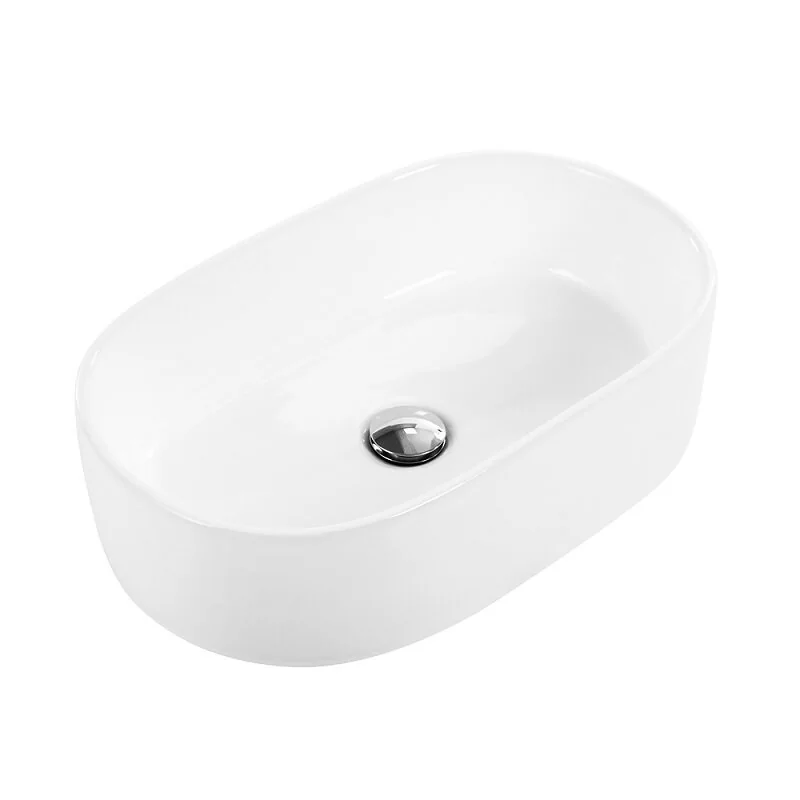 Раковина керамическая накладная, овальная BB1048 BelBagno
