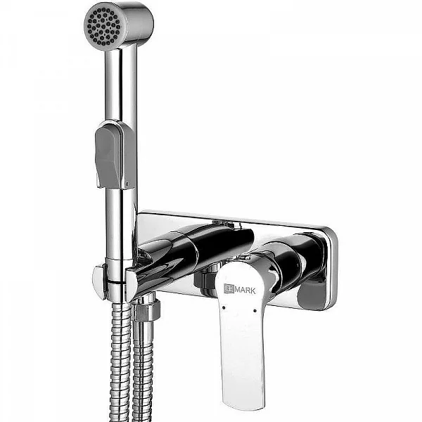 Смеситель Lemark Plus Grace LM1519C с гигиеническим душем, встраиваемый