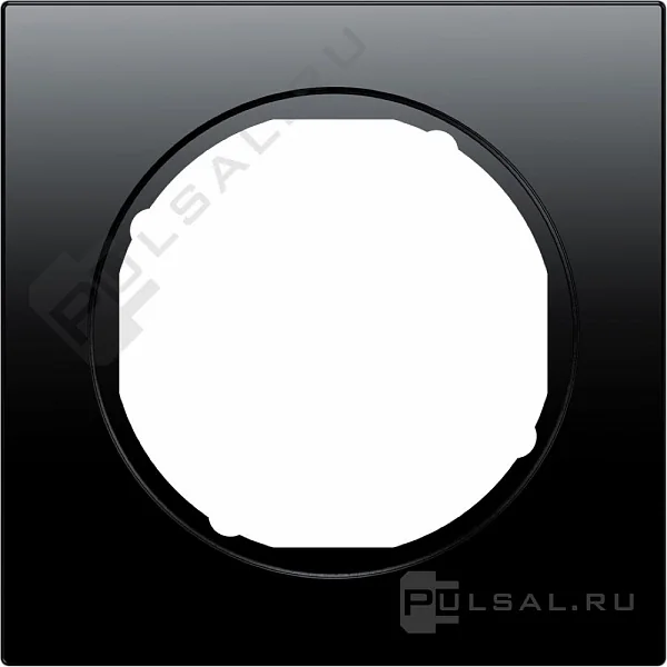 Berker Рамка, R.3, 1-местная, цвет: черный