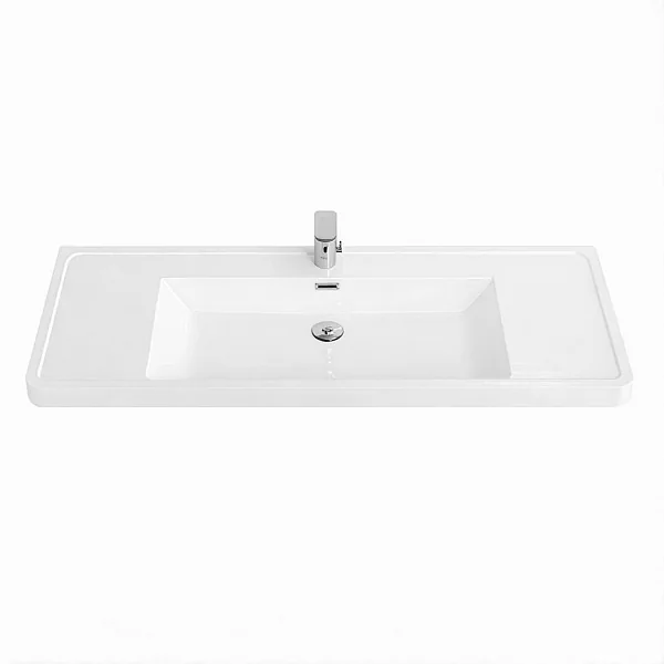 ANCONA-N ENERGIA-N Раковина из искусственного мрамора EA-1200-LVB, 1200x480x140 BelBagno