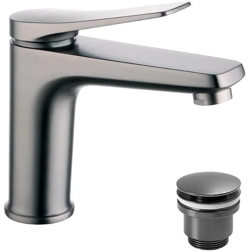 Смеситель Lemark Bronx LM3706GM для раковины монолитный