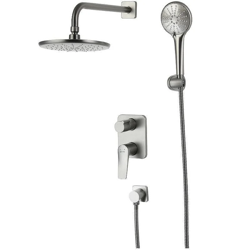 Смеситель Lemark Bronx LM3729GM для душа, встраиваемый.