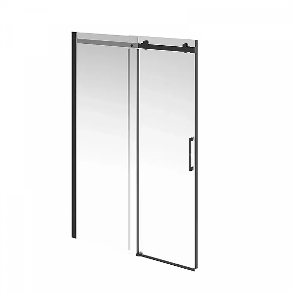 Kerama Marazzi CT.140.1\2.SD.BLK.M Душевая дверь CRISTALLO, раздвижная с функцией soft close, 140х21