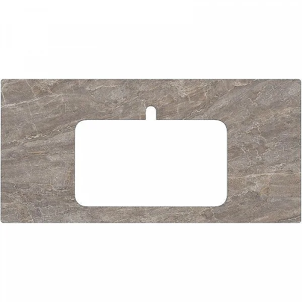 Kerama Marazzi PL2.VT280/100 Спец. изделие декоративное для раковин, встраиваемых сверху Парнас пепе