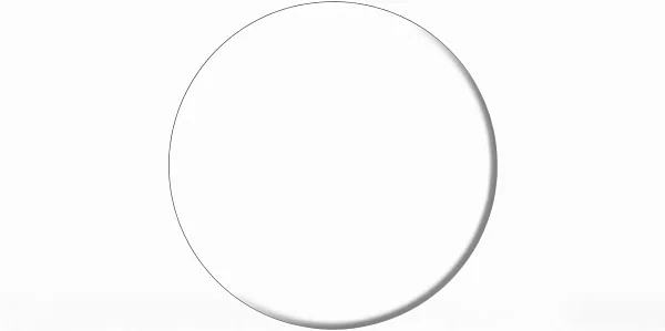 Kerama Marazzi CO4.43/WHT Круглая полка CONO встраиваемая 43,1, белая глянцевая