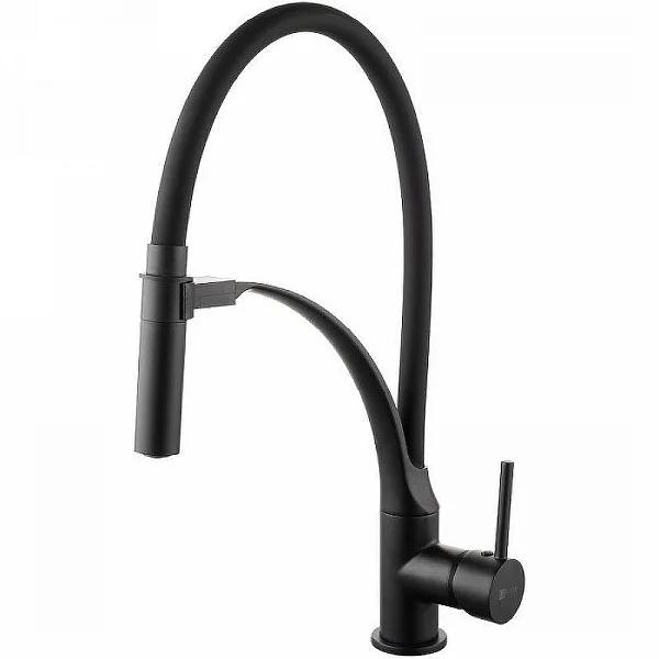 Смеситель Lemark Soul LM6007BL для раковины/кухни с гибким поворотным изливом