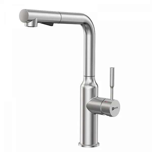 Смеситель Lemark Expert LM5085S для кухни с вытягивающимся поворотным изливом