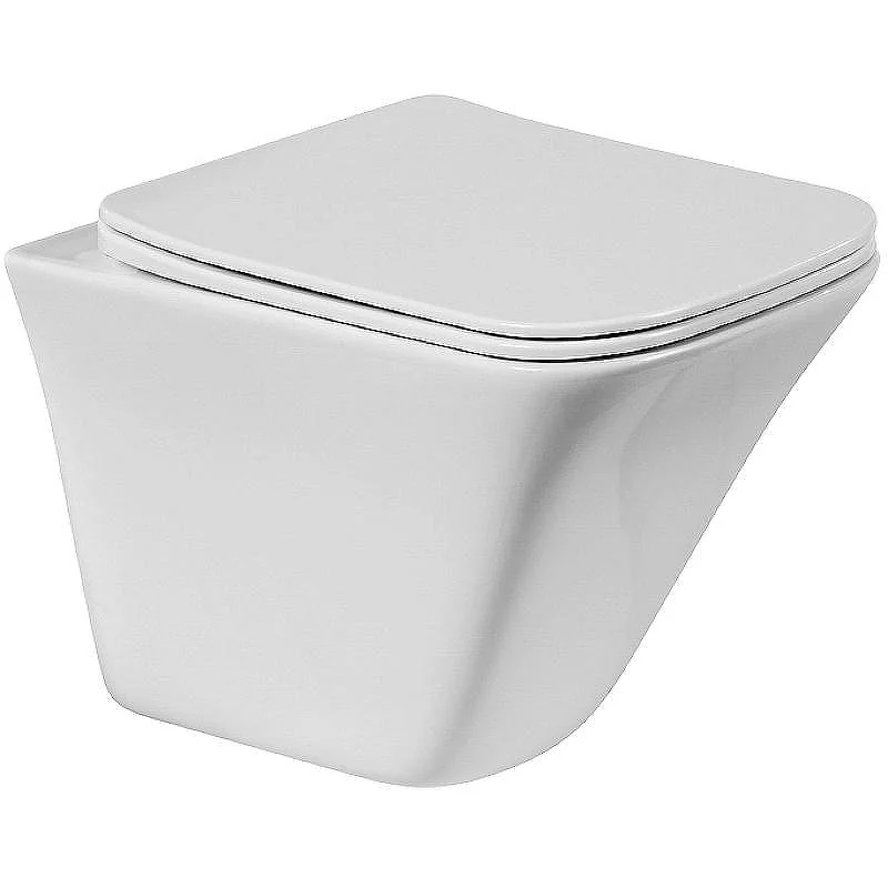 Унитаз подвесной безободковый BelBagno MARMI BB052CHR/BB132SC