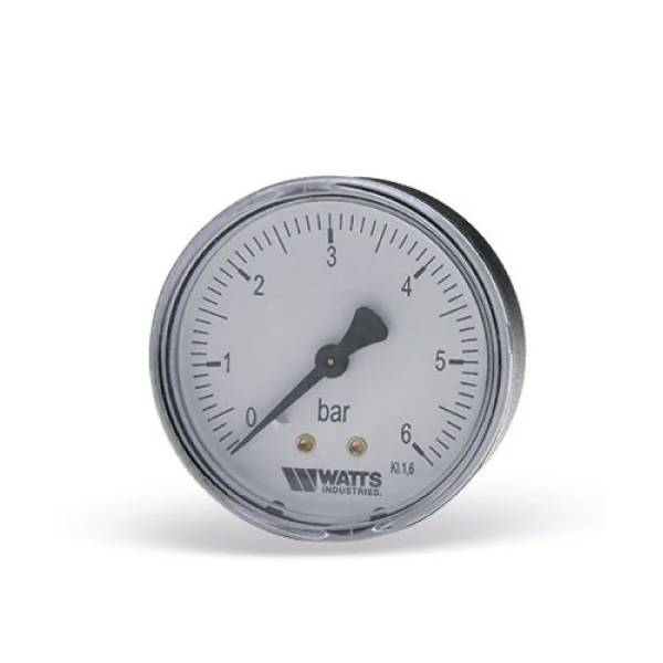 Манометр аксиальный 50мм, 0-6 бар Watts F+R100(MDA) 50/6x1/4"