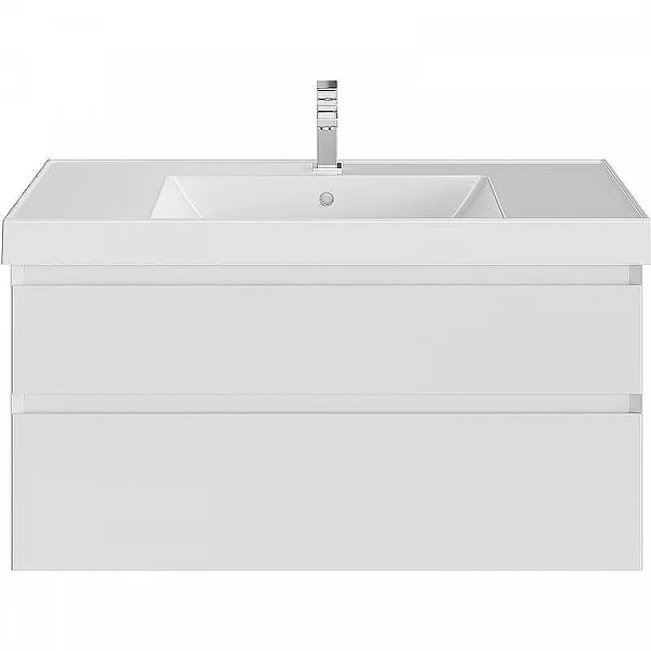 Kerama Marazzi CUB.100.2/WHT.M Тумба CUBO подвесная с ящиками 100, белая матовая