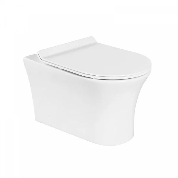 ANCONA Чаша унитаза подвесного безободкового BB1224CHR-SM BelBagno
