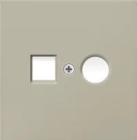 Donel R98 матовый кашемир накладка для розеток   RJ45+SAT, 2-я, серия DA