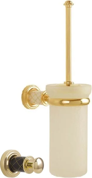 Boheme Ершик настенный (стекло) MURANO GOLD (шоколад)_Комплект