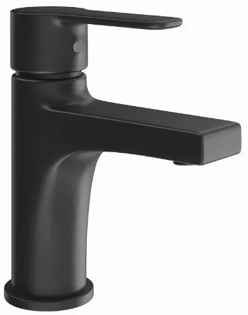 Kerama Marazzi P4YO205ZNKM Смеситель SONATA для раковины без донного клапана, матовый черный