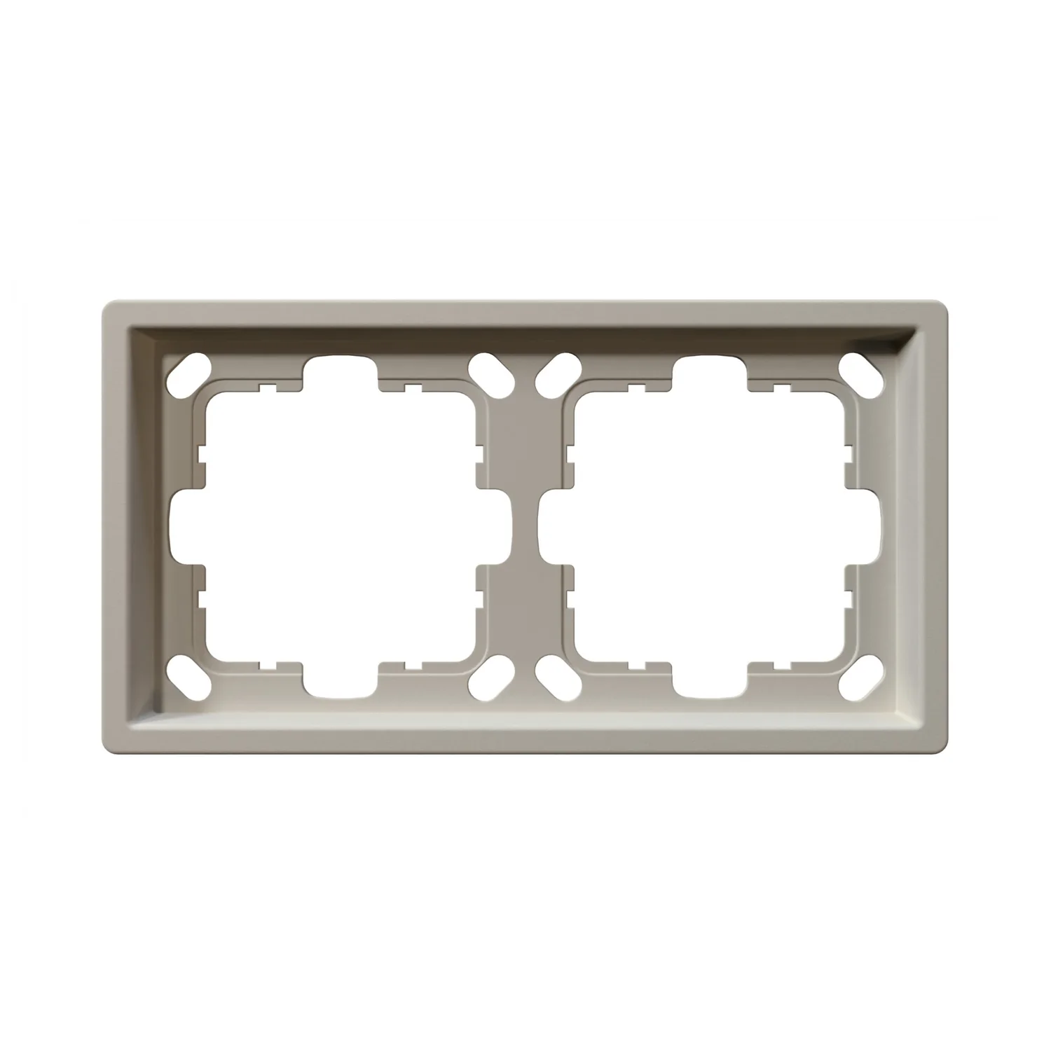 FD1002SH_Рамка серия FD 2-постовая, цвет Сахара