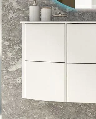 SOHO Подвесной шкаф под раковину с дверью, 41881 Bianco Opaco, 29x43x45 CEZARES