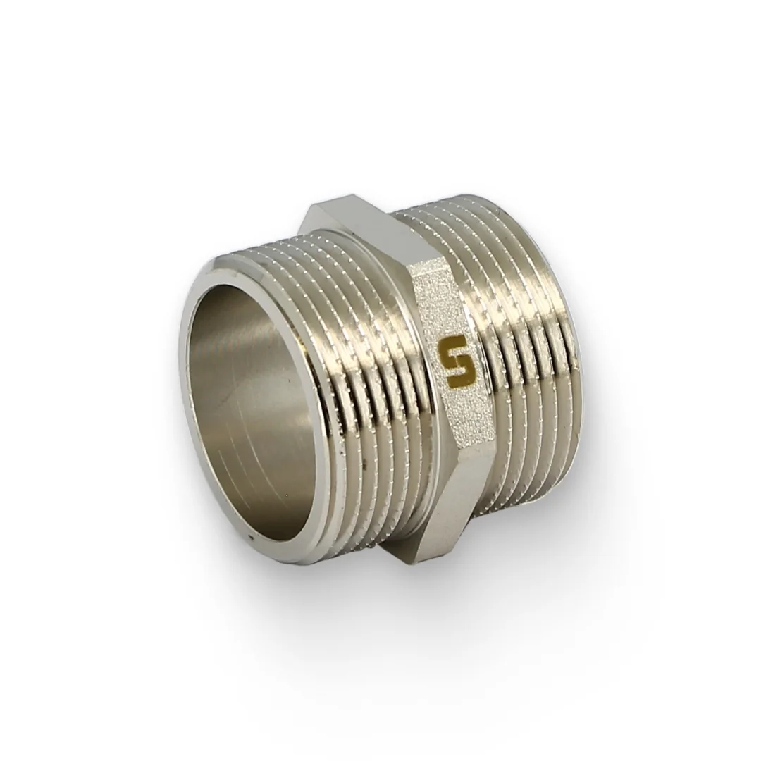 Ниппель 1 1/4", никелированный Uni-Fitt