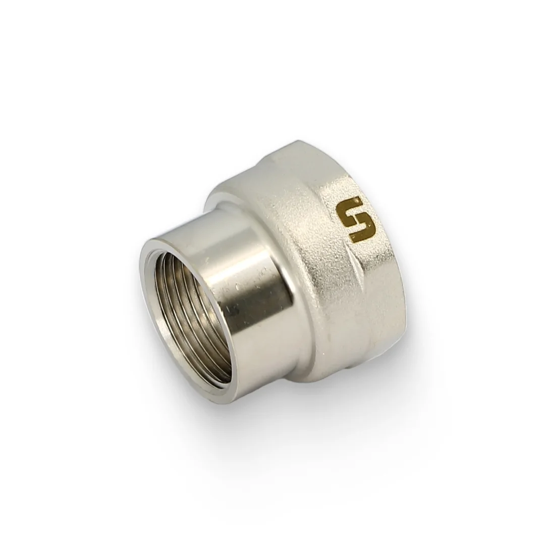 Муфта переходная 1" х 3/4", никелированная Uni-Fitt