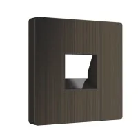WL12-RJ-CP/ Накладка для розетки Ethernet RJ-45  и телефонной розетки RJ11  (бронзовый)