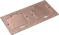 Donel Лючок Surface 4 мод. (2 мод. 45х45 мм.), красная медь, IP44