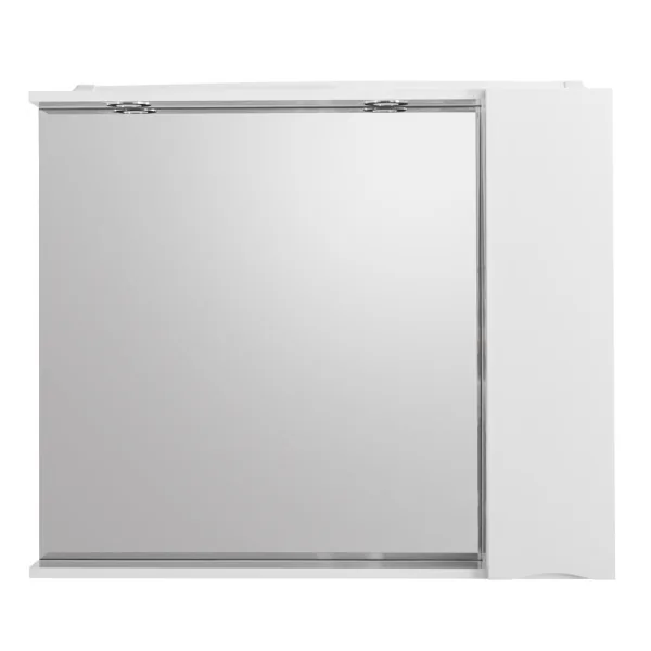 MARINO Шкаф зеркальный подвесной с одной расп. дверцей с доводчиками, LED 2x4W, правосторонний, Bian
