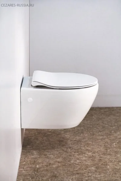 Сиденье дюропласт, soft close, металлическое крепление BB1055SC BelBagno