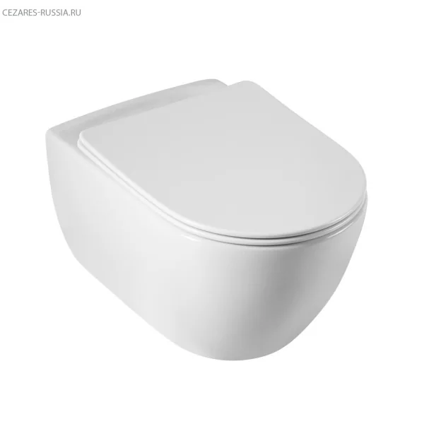 COMFORT Чаша подвесного унитаза безободкового с функцией биде CZR-191-TH/BS