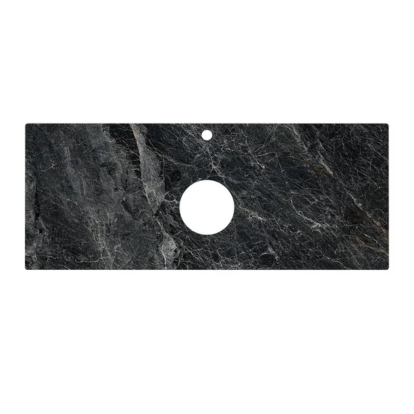 Kerama Marazzi PL1.VT93/120 Спец. изделие для накладных раковин 120 см Риальто темный серый лапп.