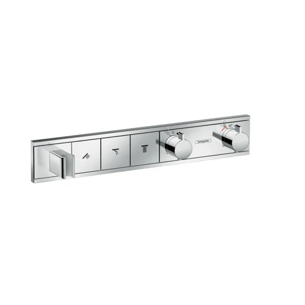Hansgrohe RainSelect Смеситель для душа, встраиваемый, термостат на 3 переключателя, внешняя часть,
