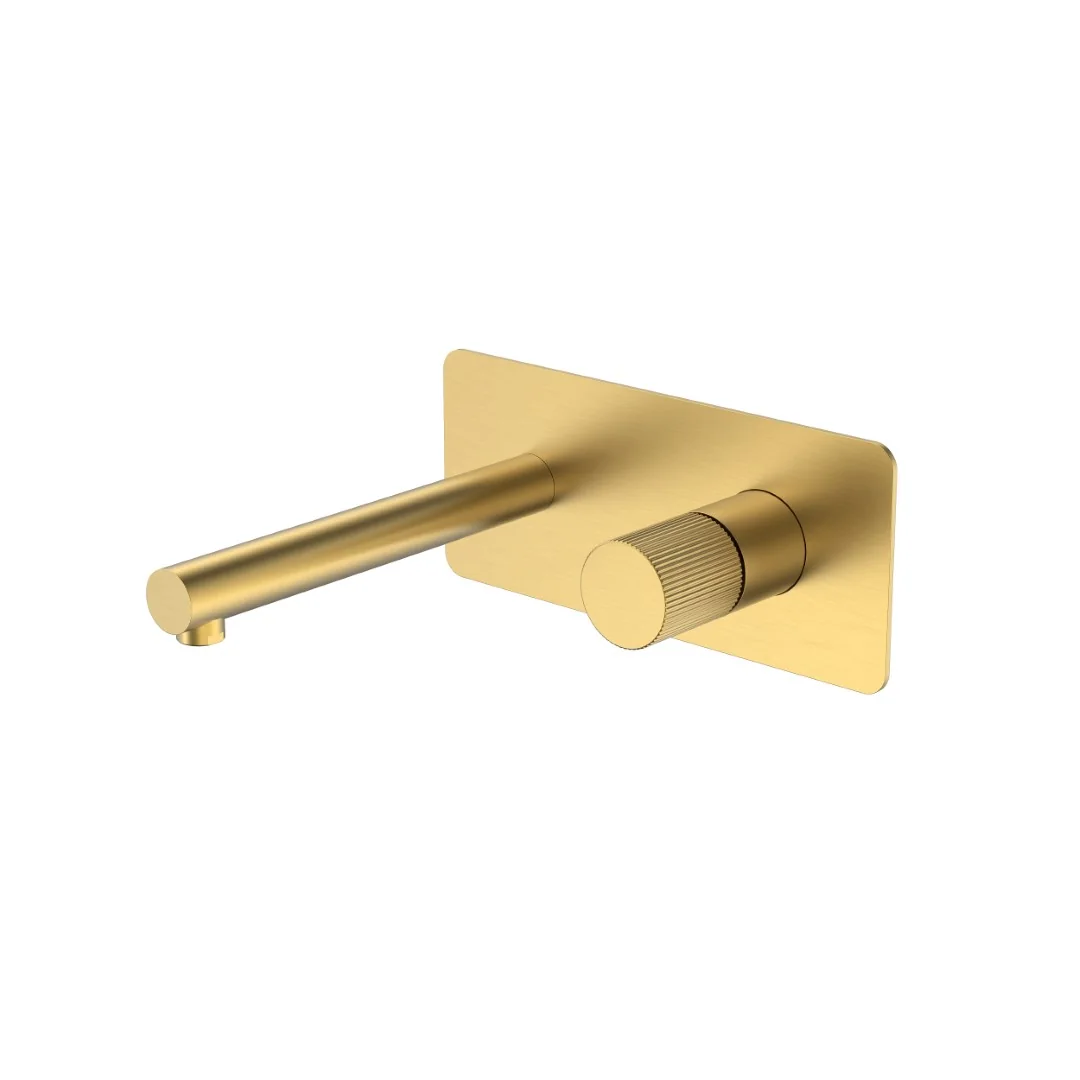 Boheme Смеситель STICK из стены MATT GOLD LINEA_Комплект