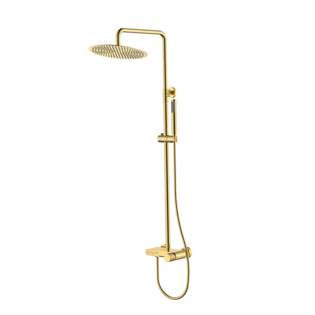 Boheme Стойка для душа STICK GOLD SPIRALE