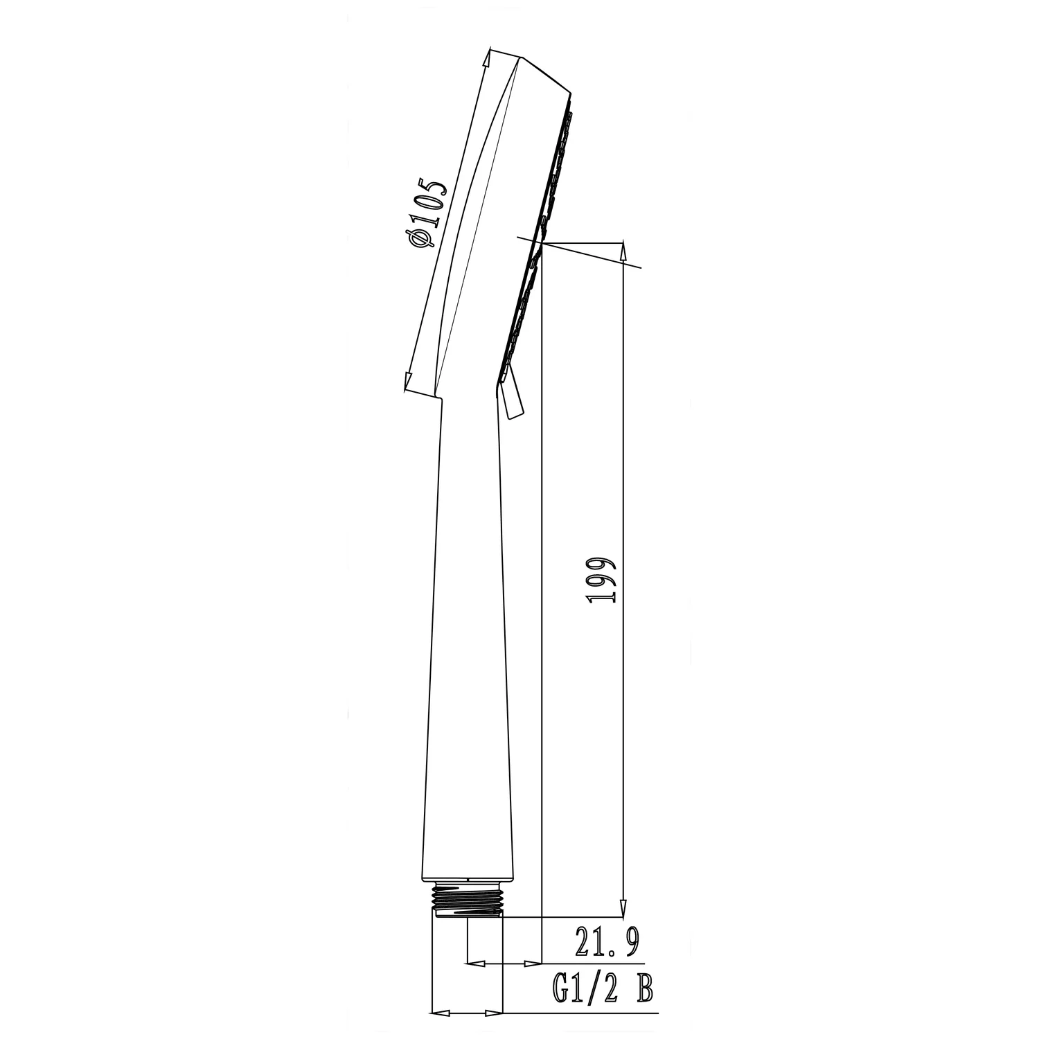 Лейка душевая Lemark LM0913C, 3-функциональная