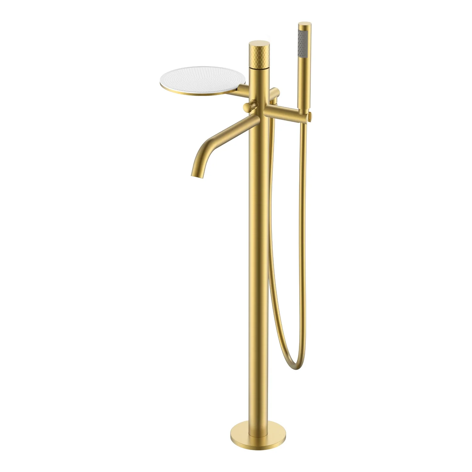 Boheme Смеситель STICK напольный Matt Gold DIMOND
