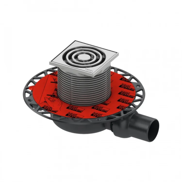 TECE TECEdrainpoint S110 трап низкийгоризонтальный Хром матовый 3601100