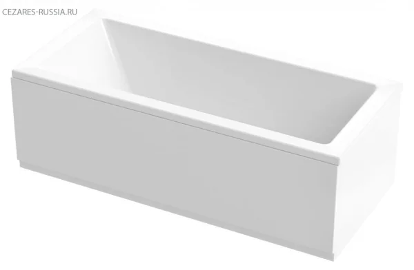 Акриловая ванна CEZARES PLANE-200-90-49-W37, 200x90x49