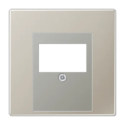 Крышка для ТАЕ и USB розеток, фиксация винтом; металл; нержавеющая сталь; Edelstahl