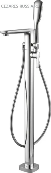 TESORO-F-VDP-01 Напольный смеситель для ванны с ручным душем