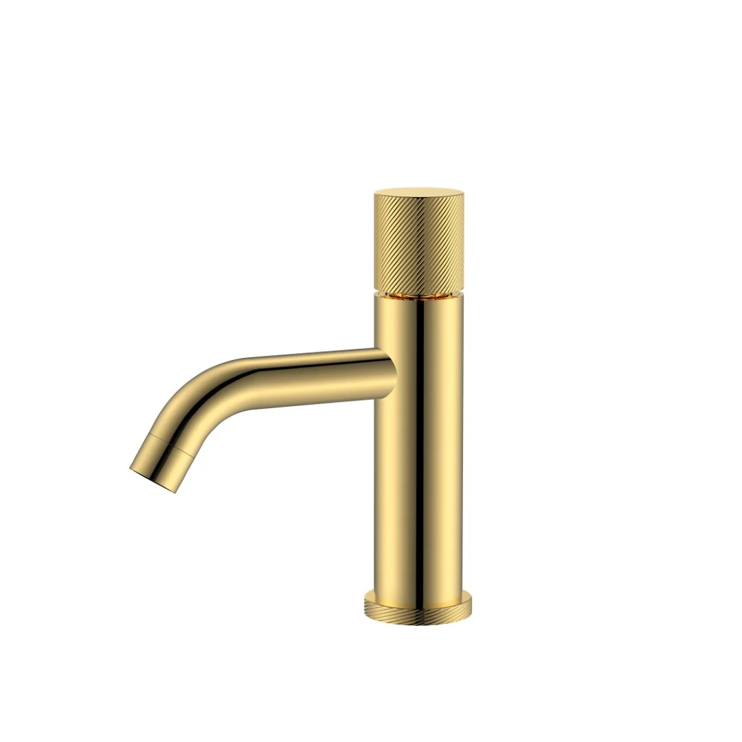 Boheme Смеситель STICK для умыв. низ. GOLD SPIRALE_Комплект