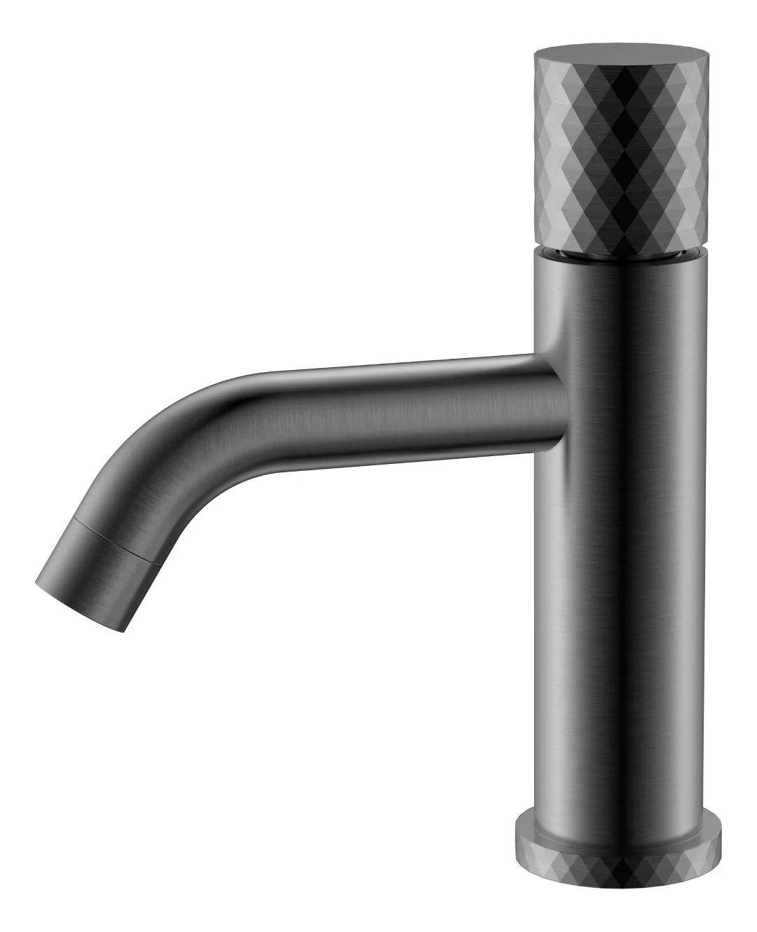 Boheme Смеситель STICK для умыв. низ. Gun Metal DIAMOND