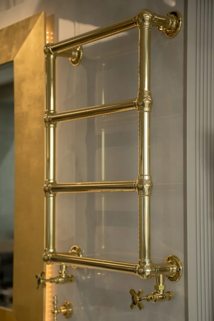 Boheme Полотенцесушитель водяной 750x500mm , золото