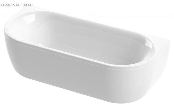 Акриловая ванна CEZARES METAURO-wall-180-80-40-W37, 180x80x40