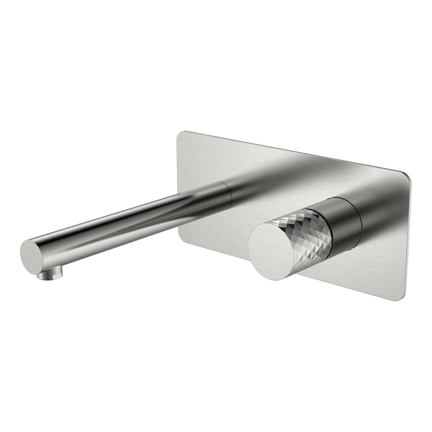 Boheme Смеситель STICK из стены Nikel Brush DIAMOHD