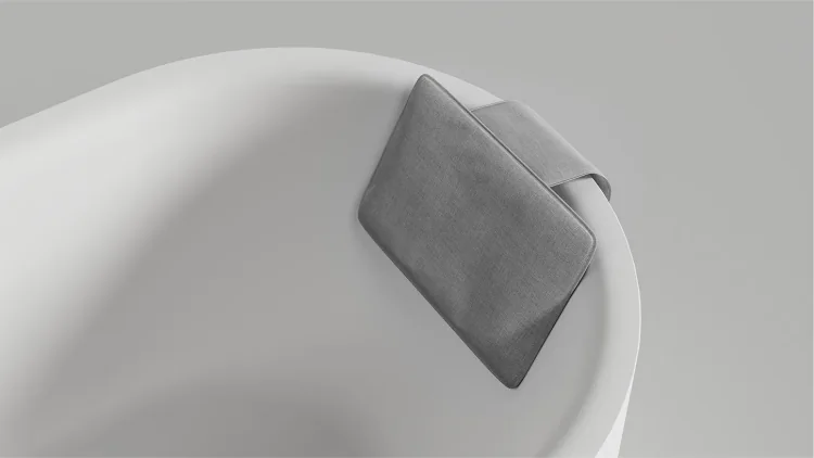 SALINI Подушка для ванны 495x355x70мм , Цвет: Grey