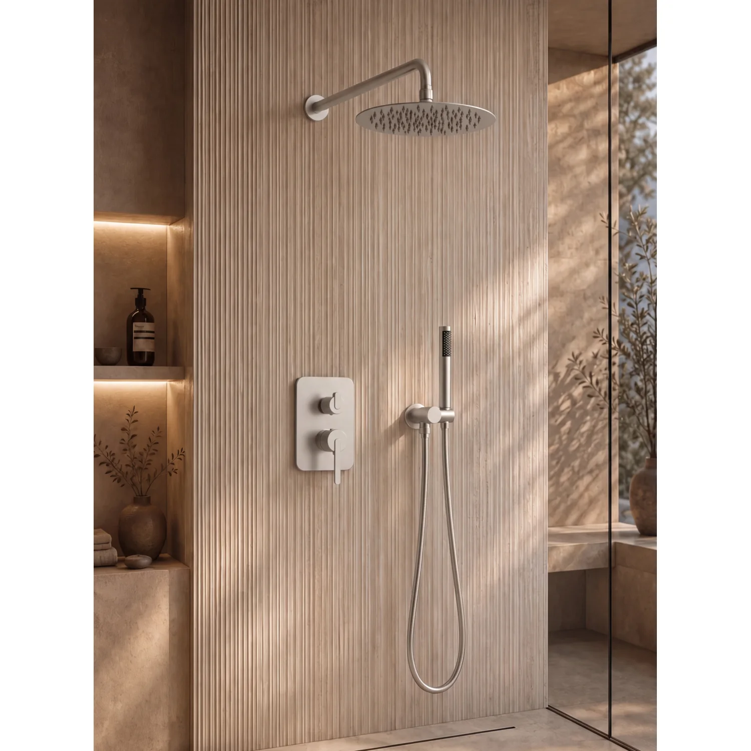 Душевая система AltroBagno Unione 040110 Ni