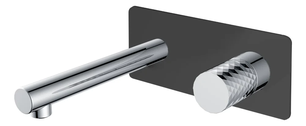 Boheme Смеситель STICK из стены BLACK DIAMOND CHROME