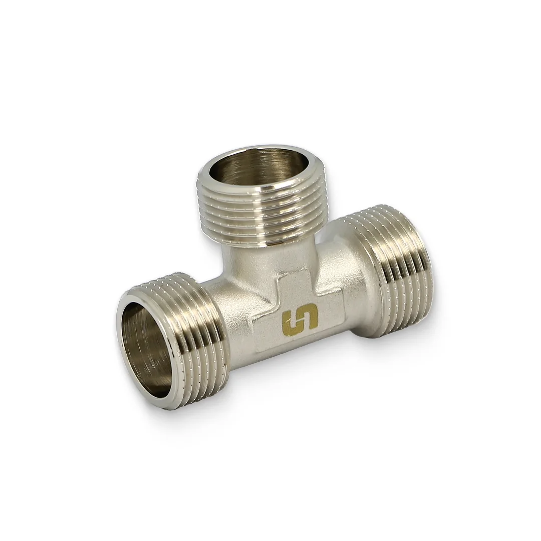 Тройник Н 3/4", никелированный Uni-Fitt
