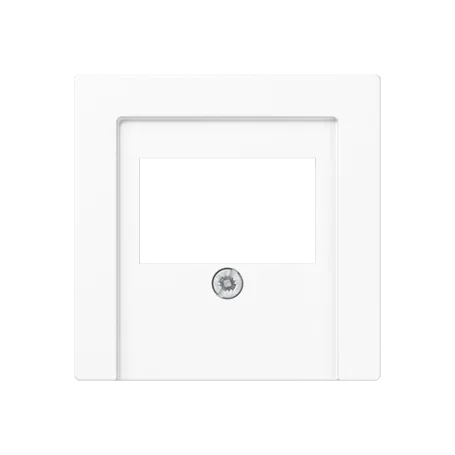 Крышка для ТАЕ и USB розеток, фиксация винтом; дюропласт; белый; A500