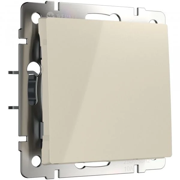 WL03-SW-1G-ivory /Выключатель одноклавишный (слоновая кость)